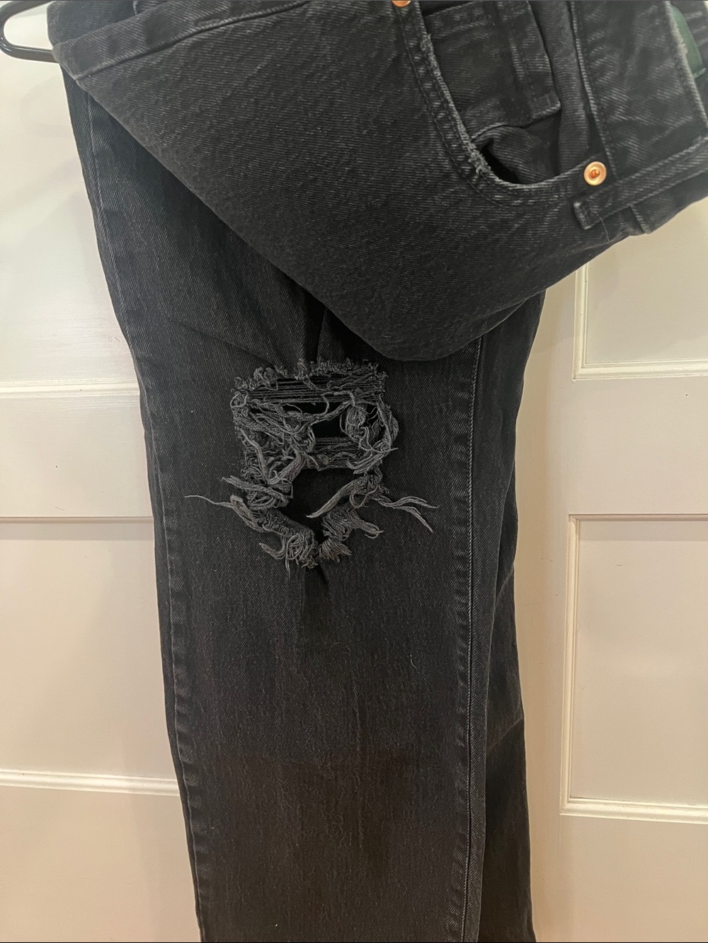 wild fable women’s Black Relaxed Baggy Jeans - Picture 5 of 5